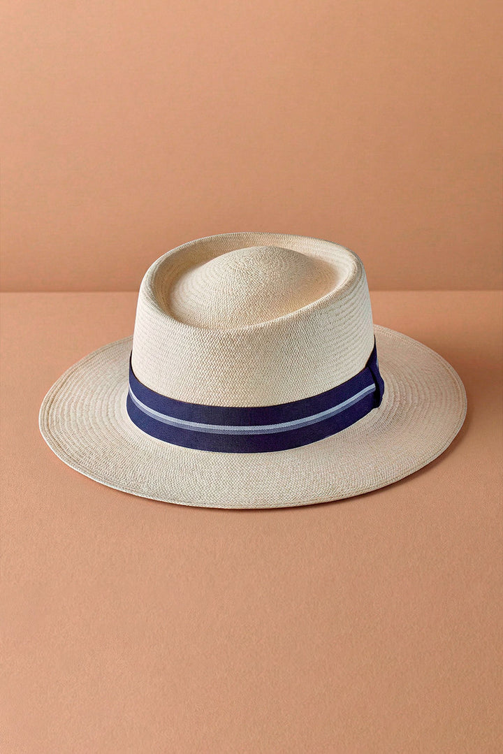 Montecristi Panama Hat Havana Style Fine Fine Weave