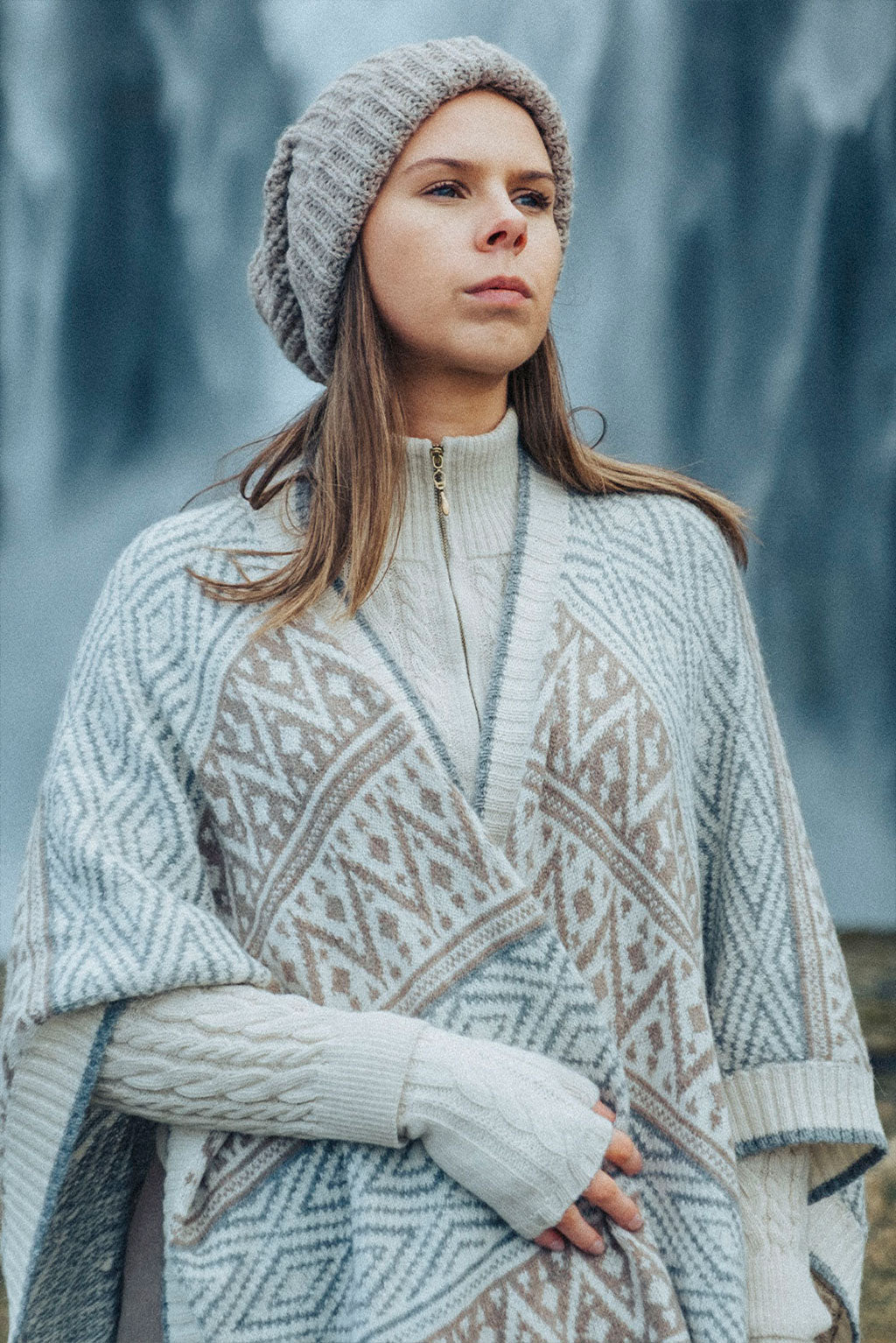 Myra Baby Alpaca Cape