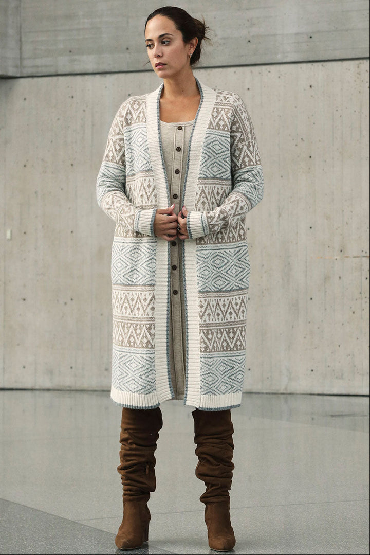 Myra Long Baby Alpaca Cardigan