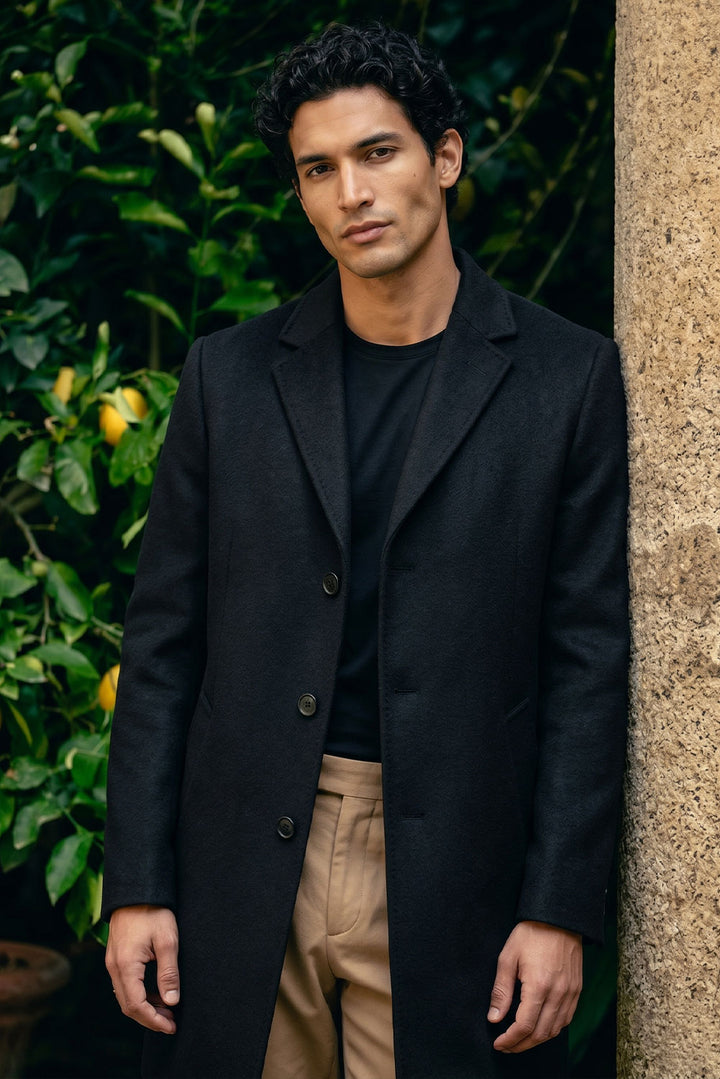Men's Baby Alpaca Overcoat