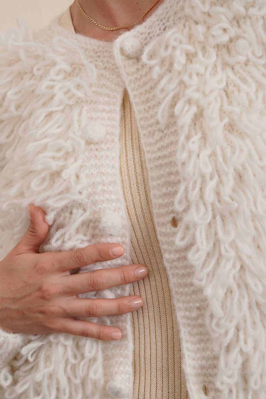 Pom Pom Baby Alpaca Cardigan – Alpaca Collections