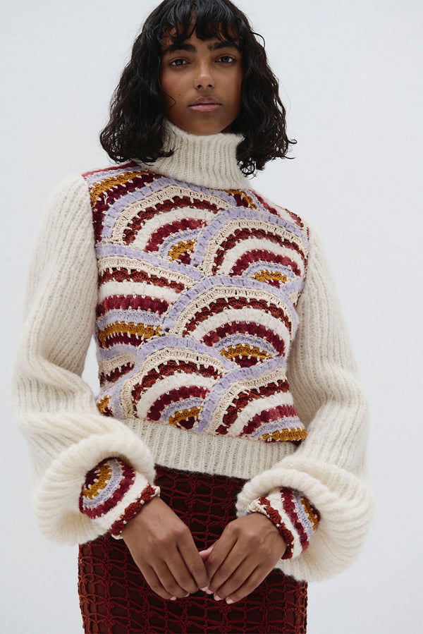 Quin Alpaca Sweater — multicolor alpaca by Ayni