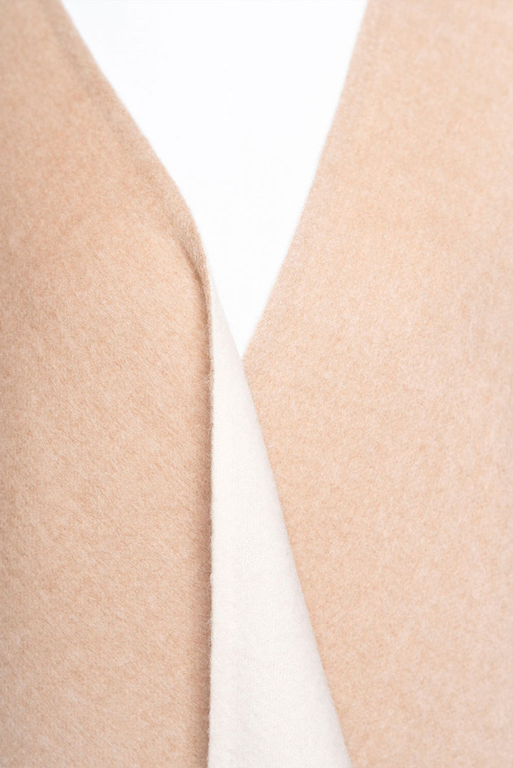 Reversible Baby Alpaca Cape