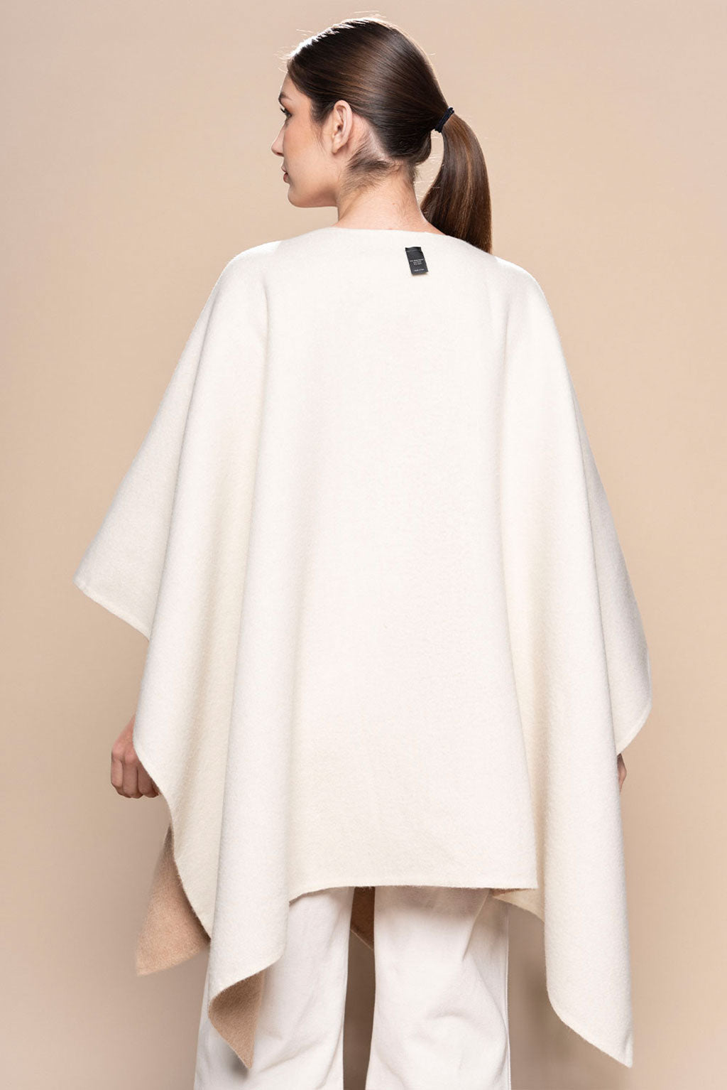 Reversible Baby Alpaca Cape