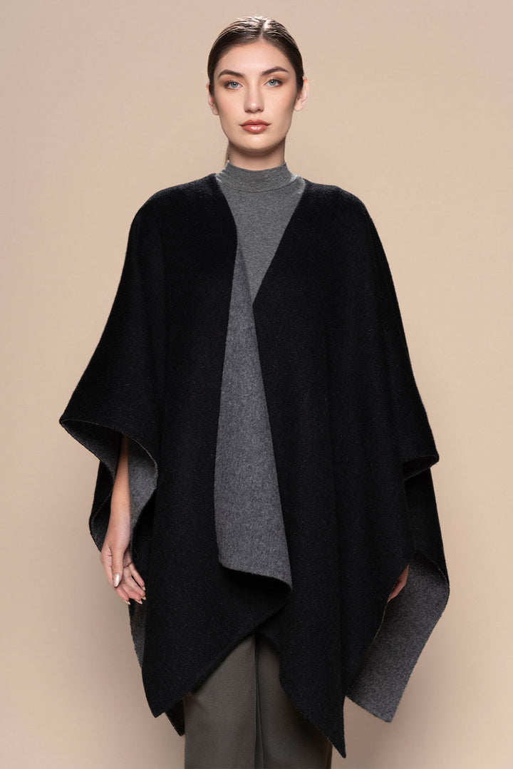 Reversible Baby Alpaca Cape