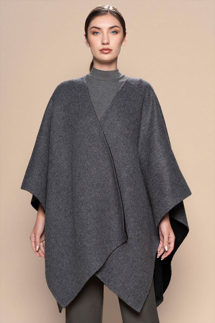 Reversible Baby Alpaca Cape