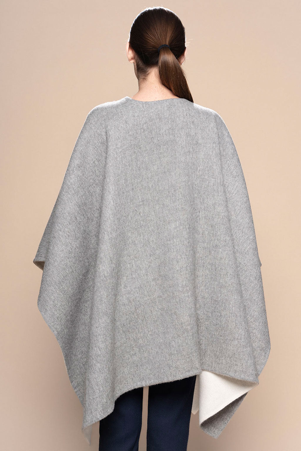 Reversible Baby Alpaca Cape