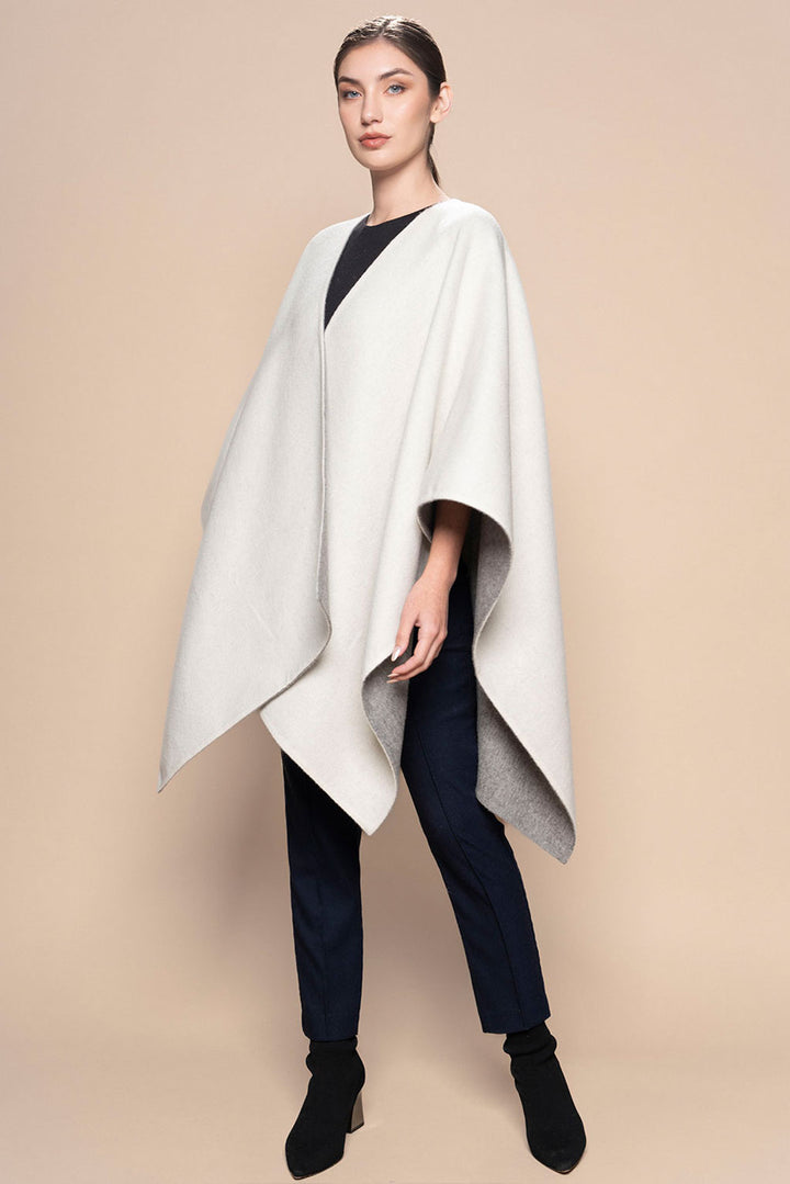 Reversible Baby Alpaca Cape