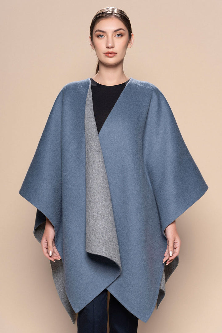 Reversible Baby Alpaca Cape