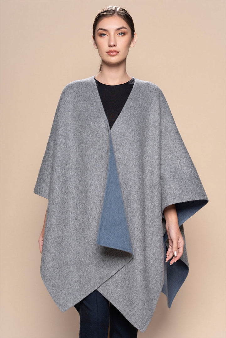 Reversible Baby Alpaca Cape