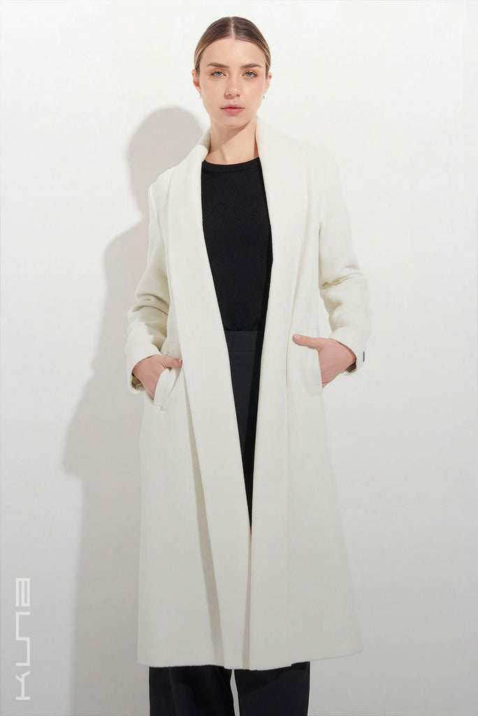 Long Baby Alpaca Swing Coat - Fitted – Alpaca Collections