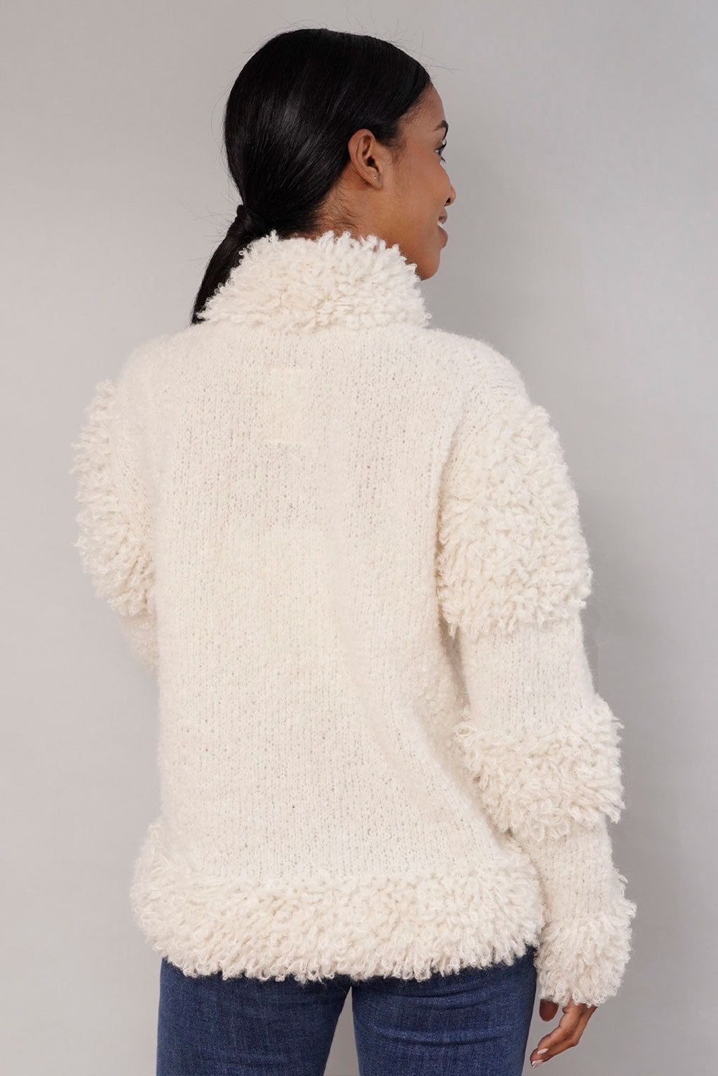 Snowfall Handknit Alpaca Sweater