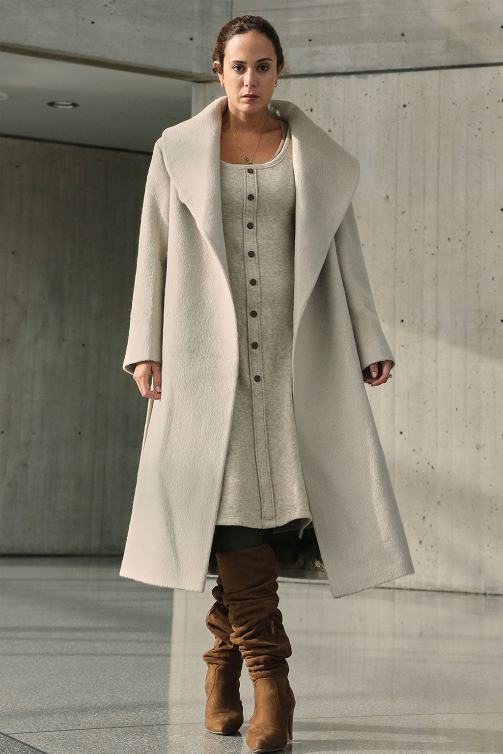 ジャケット・アウター SOPRANI DONNA ALPACA LONG COAT Women's Alpaca Coat | Luxurious Warmth | Timelessly Crafted
