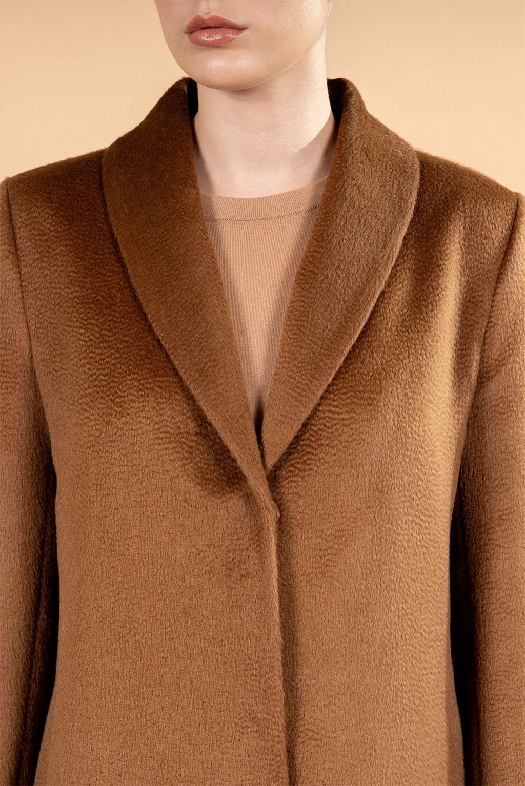 Baby Suri Short Alpaca Coat
