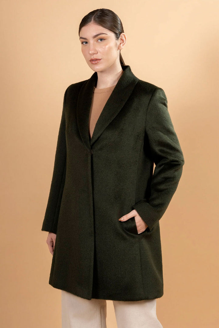 Baby Suri Short Alpaca Coat