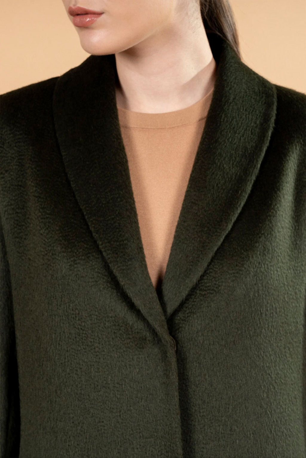 Baby Suri Short Alpaca Coat