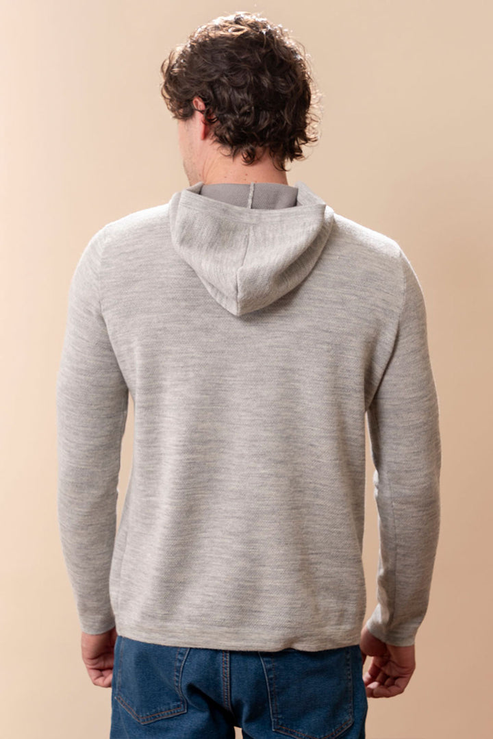 Men's Slim-Fit Baby Alpaca & Cotton Hoodie