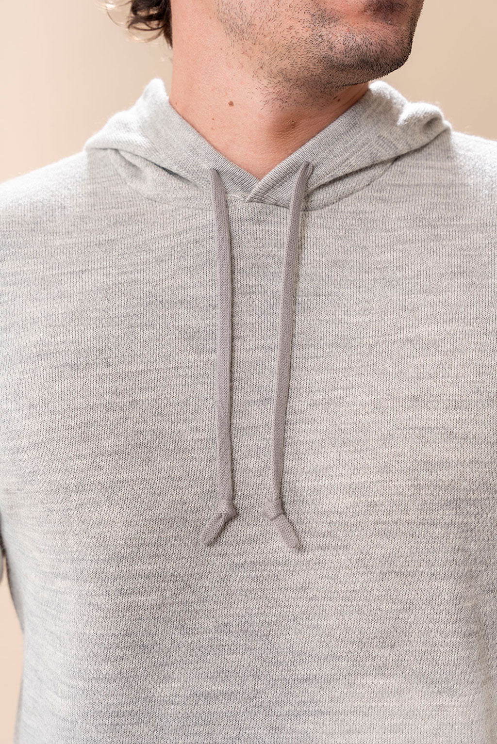 Men's Slim-Fit Baby Alpaca & Cotton Hoodie