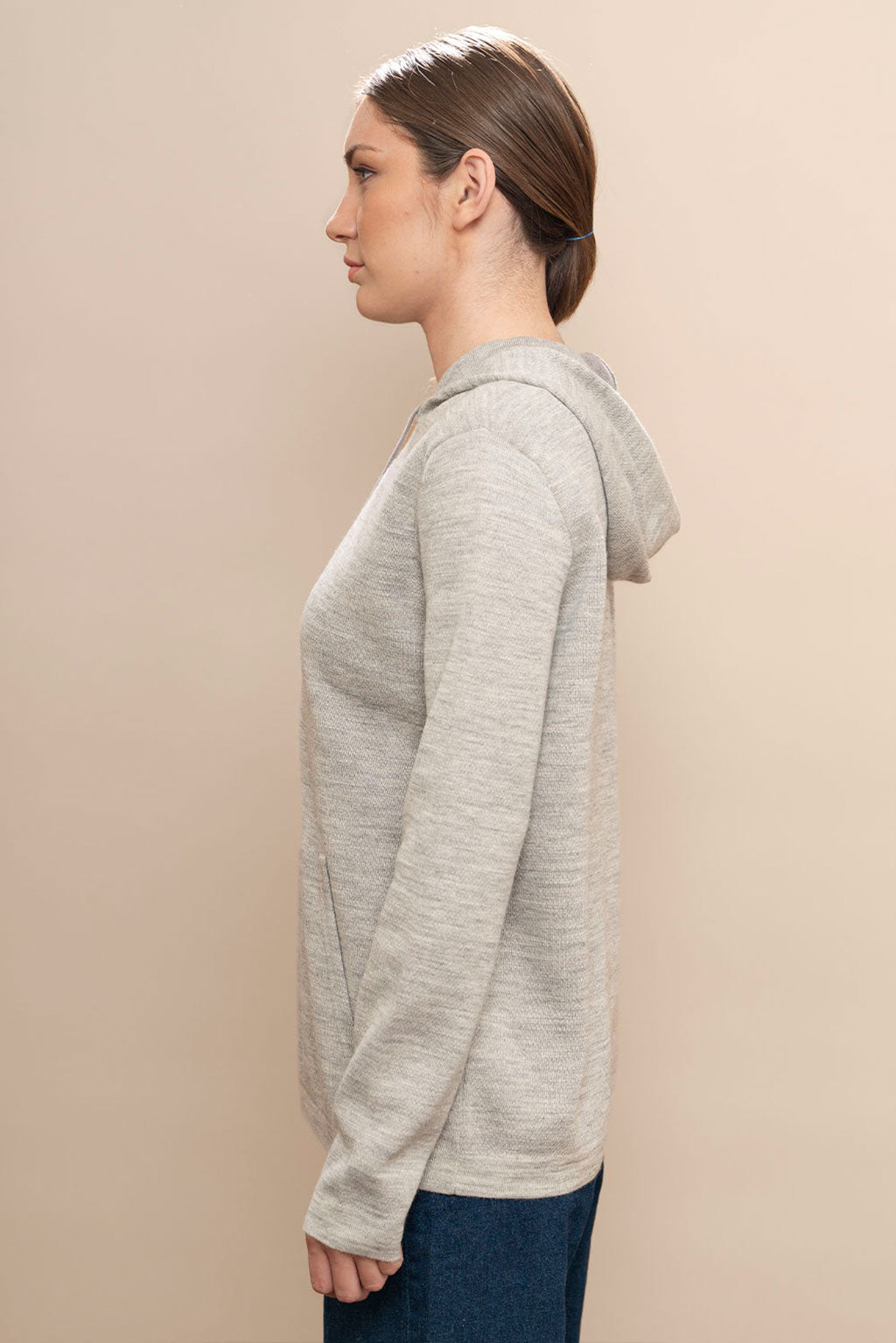 Women's Baby Alpaca & Cotton Hoodie