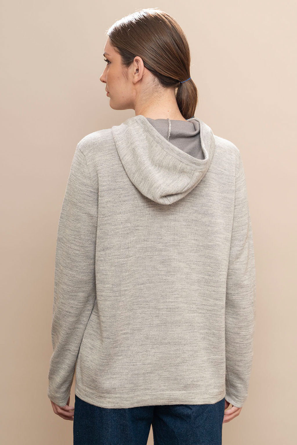 Women's Baby Alpaca & Cotton Hoodie