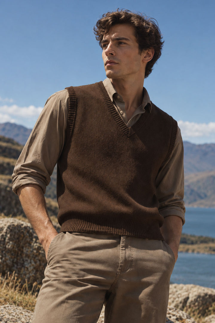 Men's Royal Alpaca Vest