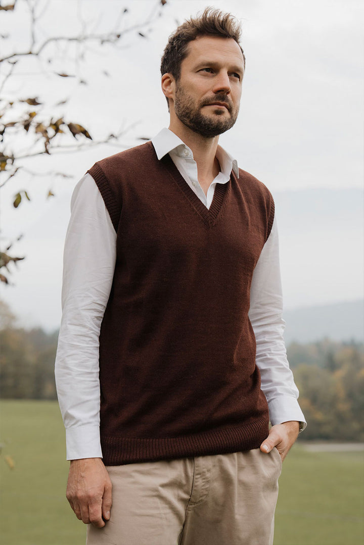 Men's Royal Alpaca Vest