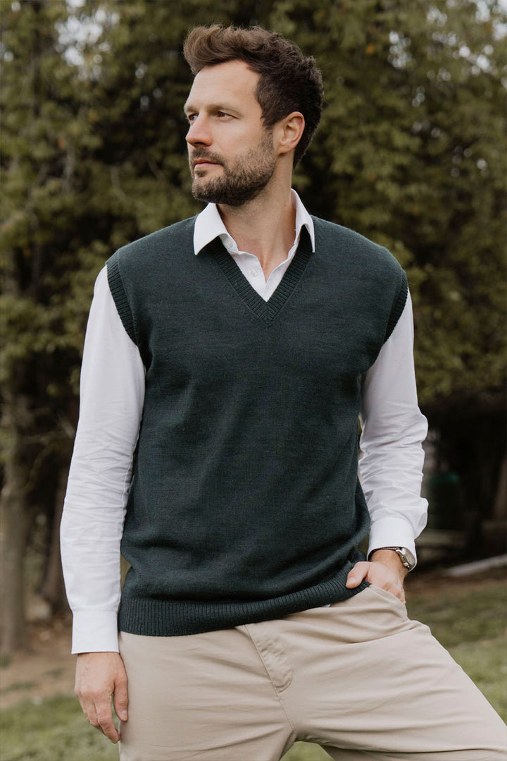 Men's Royal Alpaca Vest