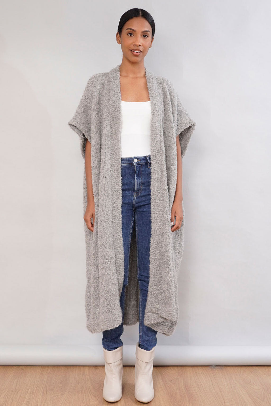 Wanka Oversized Handknit Alpaca Cardigan