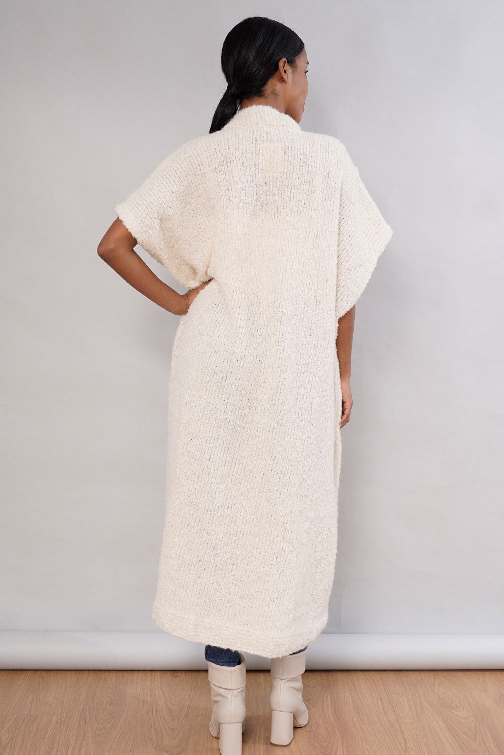 Wanka Oversized Handknit Alpaca Cardigan