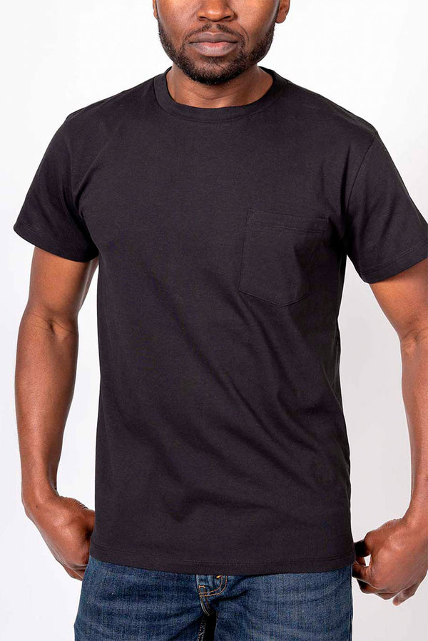 William Organic Cotton T-Shirt — Black — black alpaca by Anntarah