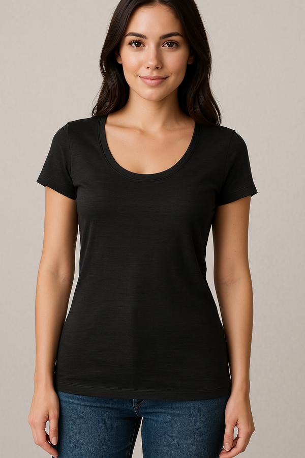 Women's Adaptable Base-Layer — charcoal baby alpaca by Andina Outdoors