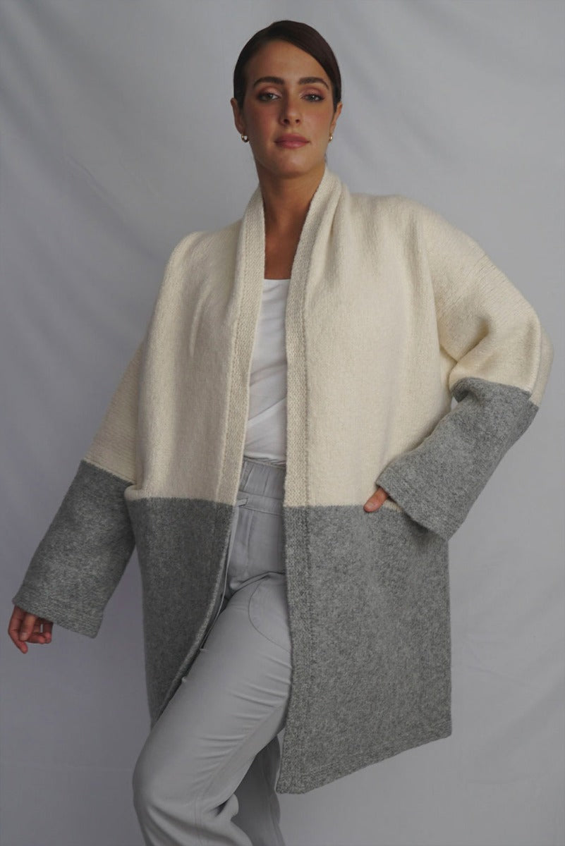 Barbara Knit Alpaca Coat / Long Cardigan – Alpaca Collections
