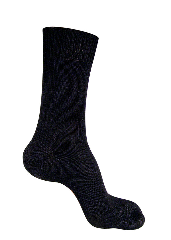 Winter Dress Baby Alpaca Socks — Black — black baby alpaca by Andina Outdoors