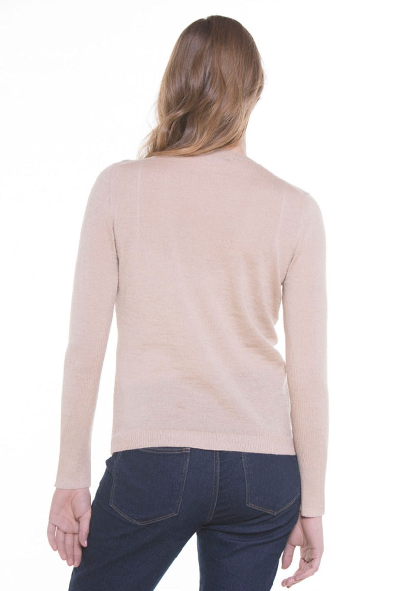 Classic Lightweight Crew-Neck Llama Sweater
