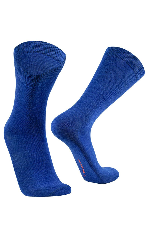 Dress Liner Baby Alpaca Socks — Cobalt — cobalt baby alpaca by Andina Outdoors