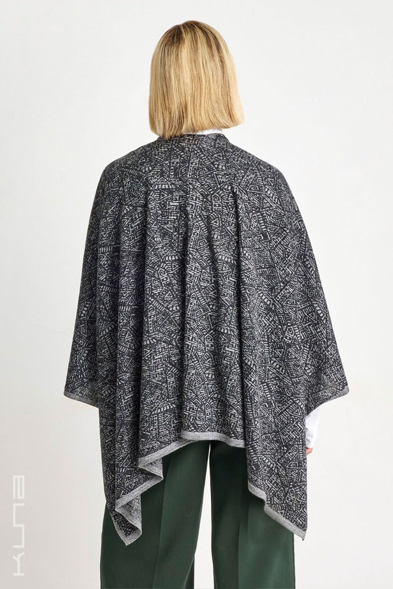 Web Baby Alpaca & Silk Poncho