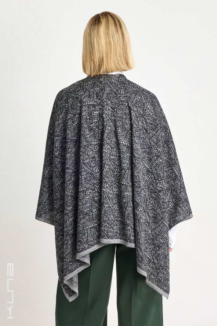 Web Baby Alpaca & Silk Poncho