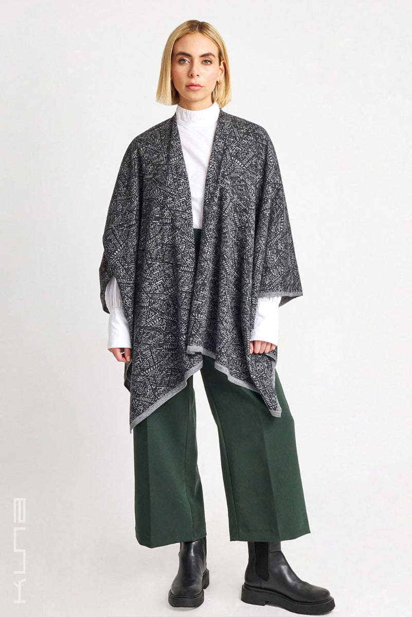 Web Baby Alpaca & Silk Poncho