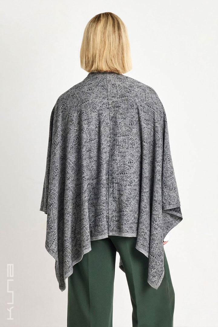 Web Baby Alpaca & Silk Poncho