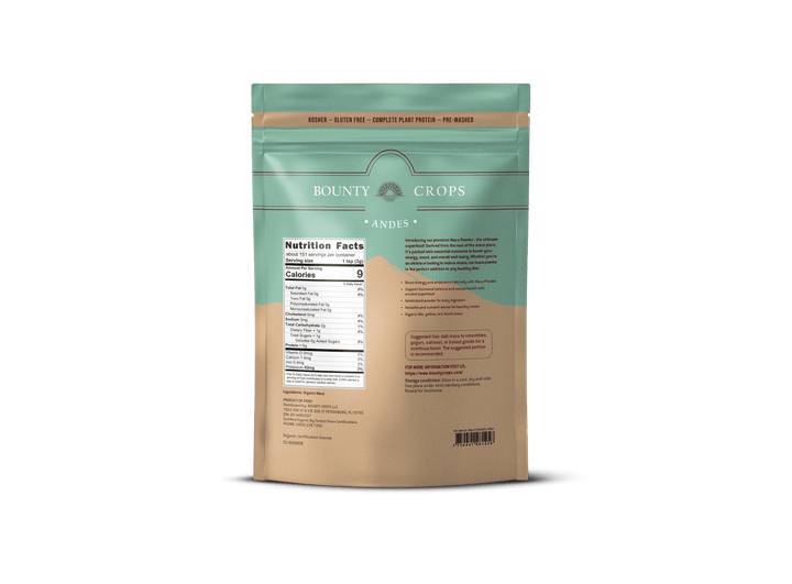 Organic Maca Gelatinized Powder, 1.5 lb / 680 gr ($0.68 ounce)