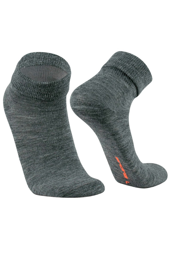Baby Alpaca Misti Anklets — Grey — grey baby alpaca by Andina Outdoors