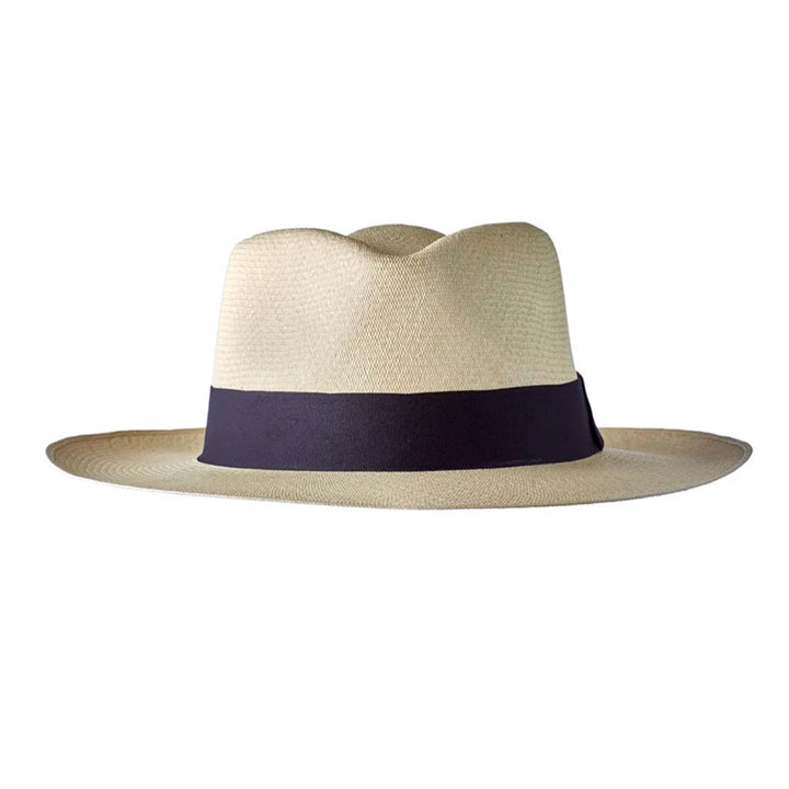 Montecristi Panama Hat Modern Fedora Style Fine Weave