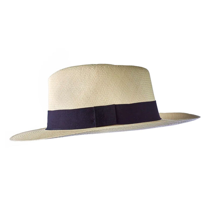 Montecristi Panama Hat Modern Fedora Style Fine Weave