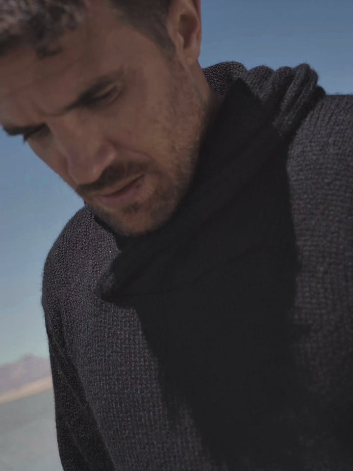 Brian Alpaca Hoodie Pullover