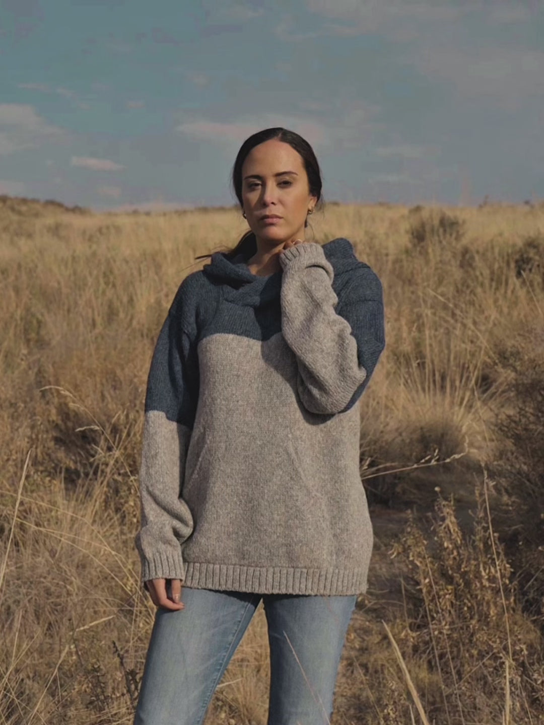 Coraline Alpaca Hoodie Pullover