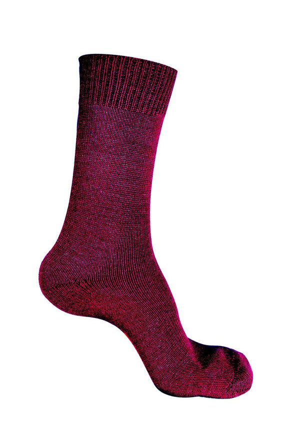 Winter Dress Baby Alpaca Socks — Purple — purple baby alpaca by Andina Outdoors