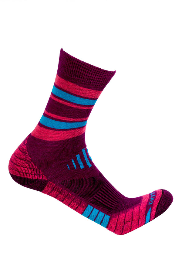 Sierra Baby Alpaca Socks — Burdeos — burdeos baby alpaca by Andina Outdoors