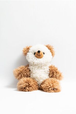 Cinnamon Baby Alpaca Fur Teddy Bear - Medium
