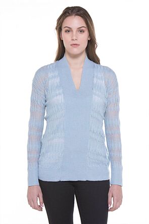 Peace Cashllama & Silk V-Neck Sweater