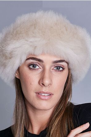 Genuine Baby Alpaca Extra Fine Fur Accesorios Sombreros y gorras Gorros de invierno Baby Alpaca Russian Hat Premium Baby Alpaca Fur Hat for Woman 